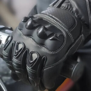 Outdoor Cycling Racing <b>Gloves</b> Long-Protected Off-Road Perforated Leather <b>Gloves</b> for Mountain Sports Breathable - Product Image 3