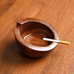 Cenicero Portátil de Madera para Cigarrillos, Herramienta Ligera para Fumadores de Viaje - Product Image 5