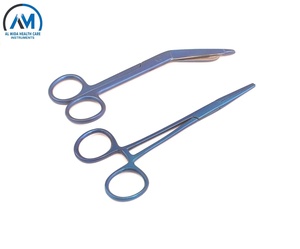 Juego de pinzas hemostáticas y tijeras de vendaje Lister de 5,5 ", instrumentos quirúrgicos de acero inoxidable multicolor - Product Image 6
