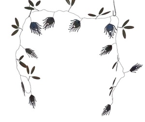 Guirlande de fleurs multicolores en métal artisanal moderne, taille personnalisée, vente en gros, style rustique vintage bronze, fournitures de fête faites à la main pour l'extérieur - Product Image 2