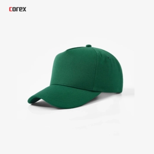Casquette de baseball personnalisée avec logo, 5 panneaux, structure A-Frame, en coton, pour printemps/été, unie, avec fermeture snapback, pour hommes et femmes, en satin 3D, pour l'extérieur - Product Image 1