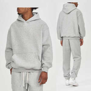 Men Custom Terry Printed Track Suit Sweatsuit 100% Cotton Pullover Washed Faded <b>Distressed</b> Hoodies and Sweatpants Sets Unisex - Product Image 2