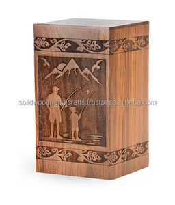 Urne funéraire en bois artisanale pour cendres d'adultes, urnes funéraires humaines, urnes funéraires de haute qualité - Product Image 2