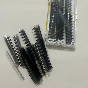 Meilleures ventes : Éventails de cils préfabriqués faits main de haute qualité, longueurs mixtes, naturels, longs, courbures CC/DD/DD/L/M, base fine, noir mat, poils synthétiques - Product Image 4