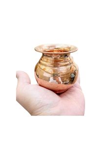 Handmade Copper Pooja Lota Kalash Metal Vessel for <b>Temple</b> <b>Home</b> Festival Decor - Product Image 6