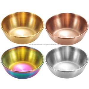 Bol à nouilles froides en acier inoxydable monocouche réutilisable bol à soupe bol à salade barbecue pour cuisine hôtel et restaurant - Product Image 1