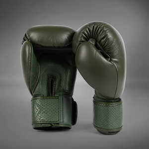 Gants de boxe professionnels vintage en cuir ultrafin pour l'entraînement Sanda MMA, respirants et anti-humidité, tailles personnalisables - Product Image 2