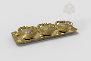 Ensemble de service de dattes arabes, ensemble de bols dorés, plateau de service pour le Ramadan, plateau de service pour le Majlis, ensemble de présentation de friandises pour l'Aïd, décoration de table royale, décoration de maison de luxe KSA - Product Image 6