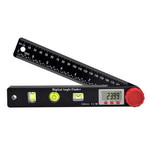 Medidor de Ángulos Digital 3 en 1, Nivel y Regla, Nylon y Fibra de Vidrio Resistentes, 0 ~ 999.9 °   Rango de medición con botón de cero, 7 pulgadas de longitud - Product Image 1