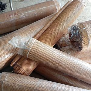 MÁS VENDIDO: Mimbre de Ratán Natural Ecológico Beige para Muebles, Sillas y Gabinetes, Tejido Diagonal con Patrón Cuadrado Azul - Product Image 3