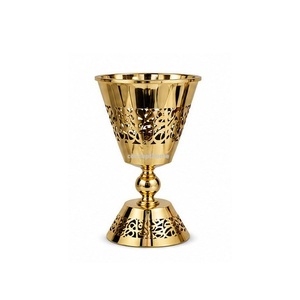 Hand Made Brass Incense <b>Burner</b> With Laser Cut Design Religious Use All Season Aromatherapy Holder - Product Image 6