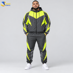 Survêtement coupe-vent le plus vendu, fabriqué avec un tissu léger, offre une coupe confortable et résiste au vent - Product Image 1