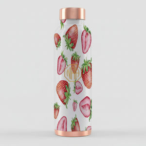 Botella de agua de cobre artesanal de 950ml con diseño de moda, tapa de Metal a prueba de fugas, solución de hidratación para agua hirviendo - Product Image 2