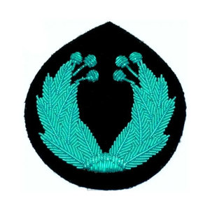 Écussons classiques en feuille d'or, cousus main, crêtes en fil métallique, badges artisanaux en fil métallique, patchs pour uniforme et casquette - Product Image 6