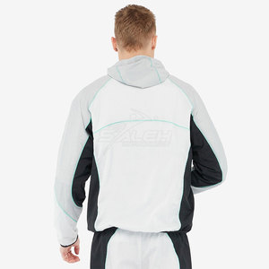 Custom <b>Reflective</b> <b>Running</b> <b>Jacket</b> With Wind Resistant Fabric Full Zip Design And Comfortable Fit For <b>Running</b> Training Activities - Product Image 2
