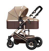 Poussette bébé en métal haute performance, légère, pliable, avec assise et position allongée, absorption des chocs bidirectionnelle, pour nouveau-nés et enfants