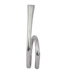 Apex <b>Silver</b> Spiral <b>Candlestick</b> Holder Modern Home Decoration 10 Inch Height Durable Design - Product Image 5