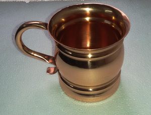 แก้วมูเล่ทองแดงทนทานพร้อมหูจับแบบคลาสสิก เหมาะสำหรับเบียร์ ค็อกเทล และเครื่องดื่มเย็นๆ เหมาะสำหรับคนรักเบียร์ - Product Image 3