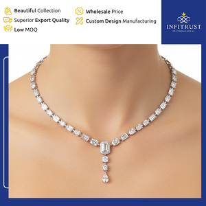 Collar Personalizable con Diamante Cultivado en Laboratorio, Certificado por IGI, Hecho a Mano en Plata de Ley 925 y Oro de 9K, con Claridad VVS Excelente - Product Image 6