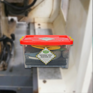 ชุดดูดซับสารเคมีอเนกประสงค์ 20 ลิตร พร้อมกล่องใส พกพาสะดวก สำหรับควบคุมการรั่วไหลของน้ำมัน สารเคมี และของเหลว ใช้ในอุตสาหกรรม - Product Image 3