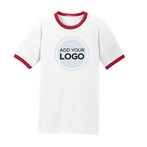 Camisetas Ringer Personalizadas con Impresión a Medida, Camiseta Ringer de Algodón Core - Product Image 2