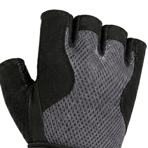 Half Finger Mesh Breathable Non-Slip Weightlifting <b>Gloves</b> Padded Palm Wrist Support Gym Training <b>Grip</b> Support Custom Logo OEM - Product Image 6