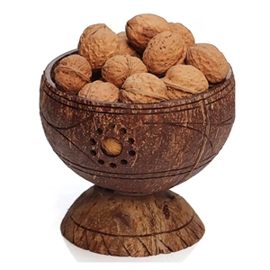 ถ้วยเปลือกมะพร้าวธรรมชาติสำหรับอาหารแห้งและขนมขบเคี้ยว, ถ้วยใส่ผลไม้อบแห้งและข้าวโพดคั่วแบบรักษ์โลก, ถ้วยมะพร้าวสไตล์โบโฮขายส่งจากเวียดนาม - Product Image 6