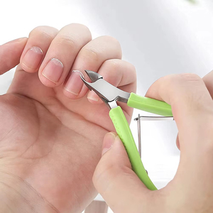 Cuticle Nail Nipper Pink Silicone Cuticle Nipper For Nail Salon Use Finger Nail Cuticle Scissors Toe Nail Clippers - Product Image 3