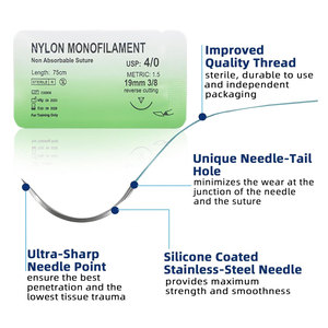 Suture Practice Kit for Medical Students with Realistic Silicone Suturing <b>Pad</b>, Surgical Wound Closure Training Toolkit <b>Nursing</b> - Product Image 2