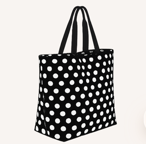 Customized Logo Women's Geometric Retro Clothing Handbag Canvas Reusable Foldable <b>Medium</b> <b>Size</b> Shopping <b>Bag</b> for travel - Product Image 4