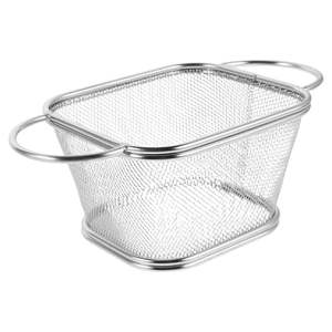 Cesta para rebozar clásica de acero inoxidable con mango largo para freír de forma segura y manipular alimentos con facilidad - Product Image 2