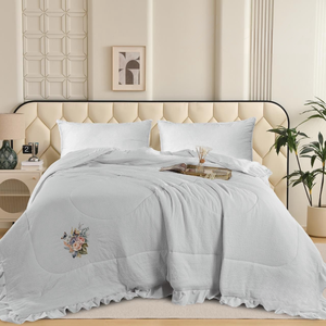 Couette de luxe à la lavande, ultra douce et légère, ensemble de literie |   Couette en tissu hypoallergénique de qualité supérieure |   Chambre à coucher confortable et chaleureuse |   2026 - Product Image 1