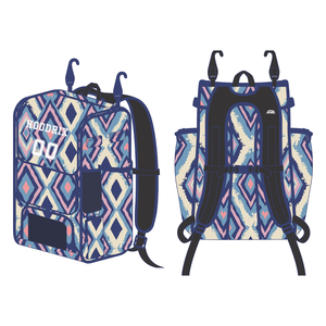 Mochila de gran capacidad para equipo de béisbol, bolsa de viaje deportiva personalizada con soportes para bates y compartimento separado para ropa sucia - Product Image 2