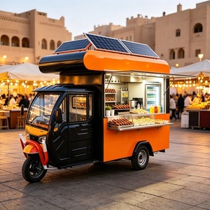 Tricycle électrique à succès pour la vente de glaces, avec vitrine réfrigérée et bar à garnitures, idéal pour les événements estivaux en bord de mer - Product Image 3