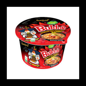 Auténticos fideos coreanos Samyang Buldak en tazón, ramen espeso y masticable para servicios de alimentación y hostelería, pedido al por mayor - Product Image 4