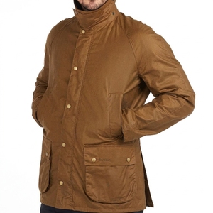 Manteau d'extérieur décontracté pour homme en coton ciré respirant de qualité supérieure, léger et durable, avec logo frontal - Product Image 2