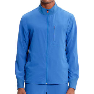 Veste de travail unisexe personnalisable en Spandex/Polyester avec fermeture éclair – Grande Vente - Product Image 1