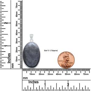 Brass Handmade Pendant Silver Sheen Obsidian Gemstone Gold Plated Fashionable <b>Necklaces</b> - Product Image 3