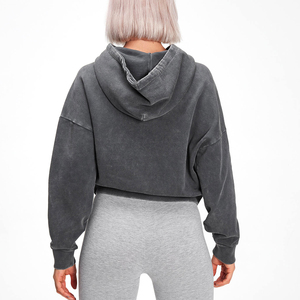 Sudaderas vintage con efecto lavado ácido para mujer, que brindan una ligereza cálida, comodidad transpirable y un estilo atemporal para cada temporada. - Product Image 4