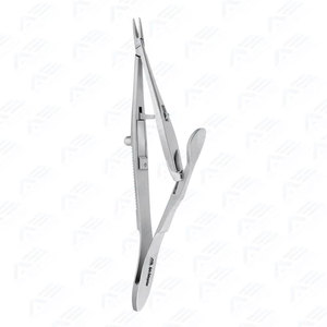 Pinza de sujeción con bloqueo para agujas oftálmicas Kalt, reutilizable, manual, de acero inoxidable, para uso quirúrgico hospitalario - Product Image 6