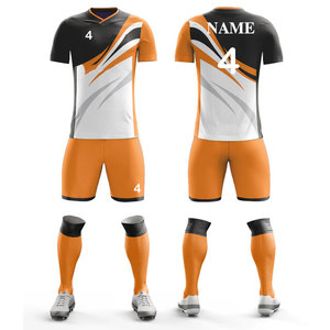 Summer Uniform Football Kits Multi Color Sublimation Pattern <b>Compression</b> Breathable Basketball Football Uniform Player Sets - Product Image 1