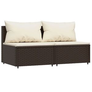 Set Lounge da Esterno Marrone per Giardino - Collezione Arredamento Outdoor - Product Image 3