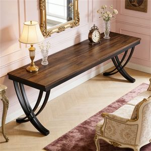 Scrivania da Ufficio Spaziosa per Due Persone con Struttura in Metallo Stabile, Scrivania per Computer o Studio - Product Image 2