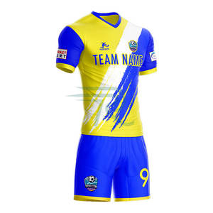 Conjuntos de Camisetas de Fútbol con Impresión por Transferencia de Calor, 100% Poliéster, Camisetas de Fútbol para Hombre, Talla Grande, Personalizadas - Product Image 3