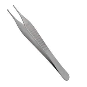 Pinzas Manuales Adson de Acero Inoxidable con Dientes Texturizados para Control Adicional, Instrumentos Médicos Quirúrgicos Compactos - Product Image 3
