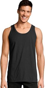 <b>Men's</b> Plain <b>White</b> Tank Top 100% Cotton Muscle Fit Sleeveless Shirt Summer Casual <b>Vest</b> Blank Training Singlet Soft Undershirt - Product Image 1