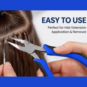 <b>Multi</b> Functional Waterproof Commercial Use Hair Extension <b>Plier</b> Finished Stainless Steel Hair Application/ Removal - Product Image 5