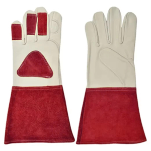 Guantes de soldadura TIG/MIG duraderos, resistentes y de última tendencia, con palma y pulgar reforzados, equipo de seguridad para las manos, los mejores guantes de soldadura. - Product Image 5