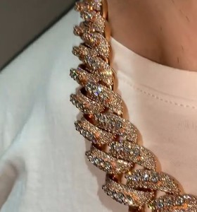 สร้อยคิวบาลิงค์เงินแท้ขายดีที่สุด เครื่องประดับแฟชั่นฮิปฮอปสำหรับสตรีทแวร์และงานพิเศษ มีจำหน่ายทั่วโลก - Product Image 3