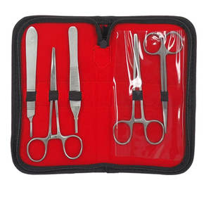 Almohadilla Grande de Acero Inoxidable con 14 Heridas Pre-cortadas para Práctica de Sutura, Kit Eléctrico para Estudiantes de Medicina/Veterinaria, Uso Hospitalario Ortopédico - Product Image 2